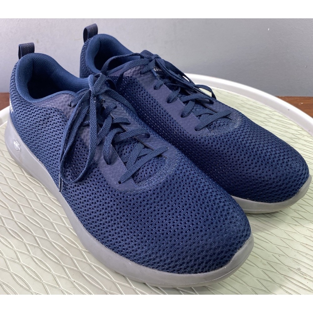 Skechers Go Walk Max Effort Mens Navy Blue Sneakers Walking Shoes Mesh Sz. 11.5